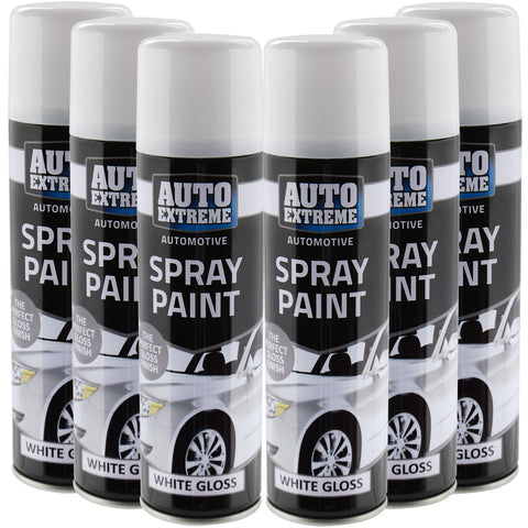 Automotive Spray Paint- White Gloss