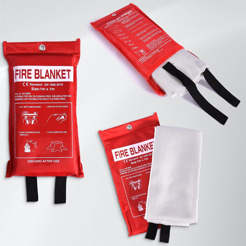 Fire Blanket Home Safety Large 1m x 1m