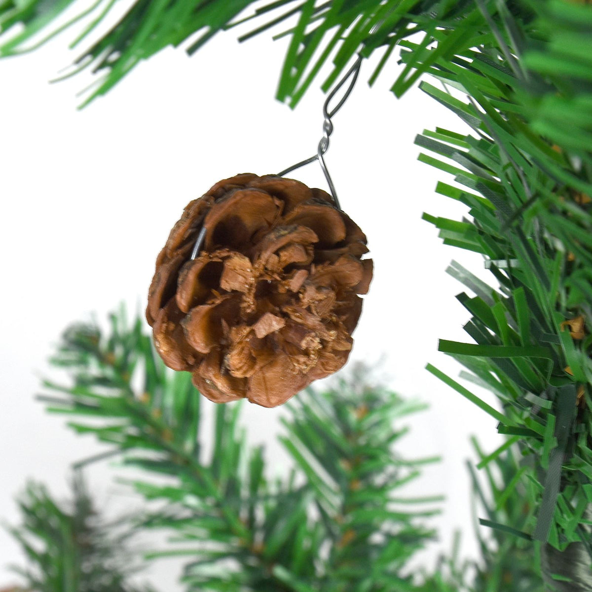 Pine Christmas Tree With Metal Stand