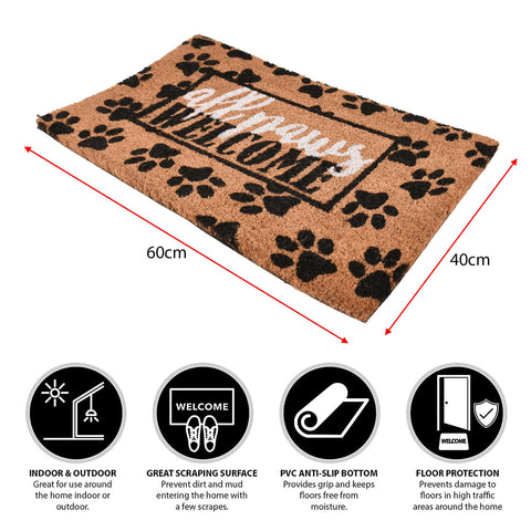 Door Mat All Paws Welcome