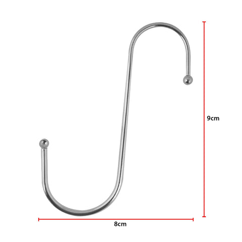 3pcs Stainless Steel S Hooks