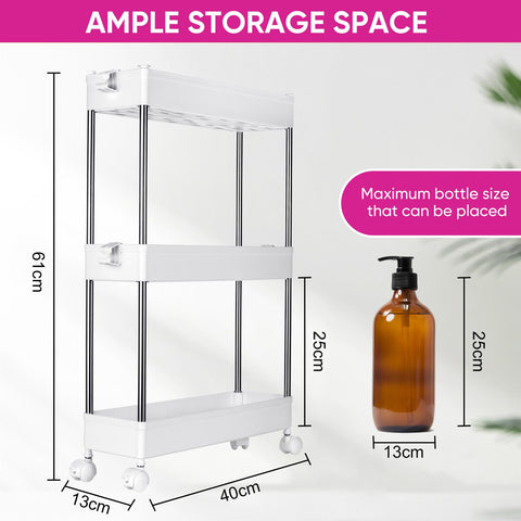 3 Tier Storage Trolley