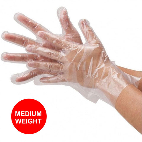 Disposable Gloves Powder Free Clear Thick Food Prep Grade