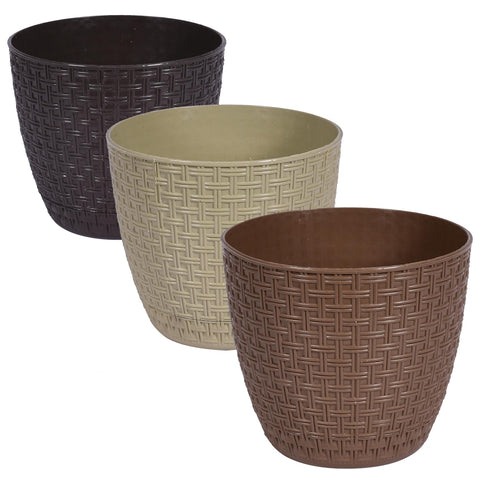 Rattan Saksi Flower Pot