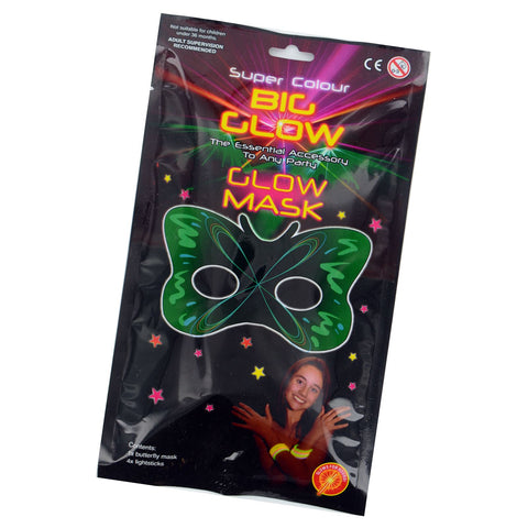 Colourful Glow Stick Eye Mask Fancy Dress