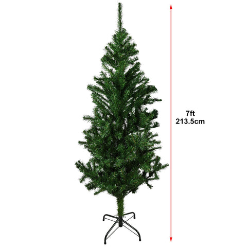 Green Artificial Christmas Tree Xmas 7FT