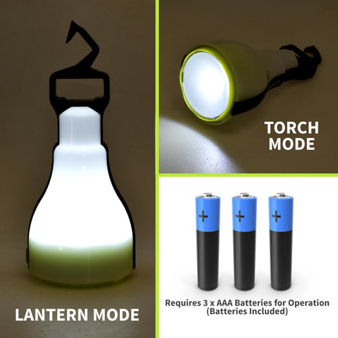 Camping Light COB Spotlight Torch LED