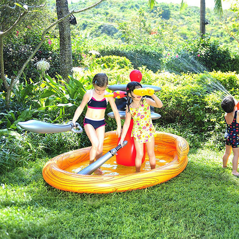 Inflatable Pirate Ship Boat Paddling Pool