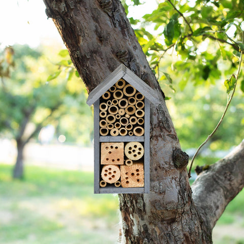 Wooden Insect Bee House Bug Hotel 2 Storey