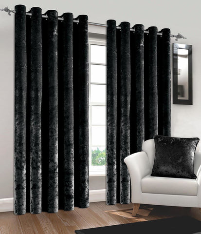 Cushed Velvet Curtains