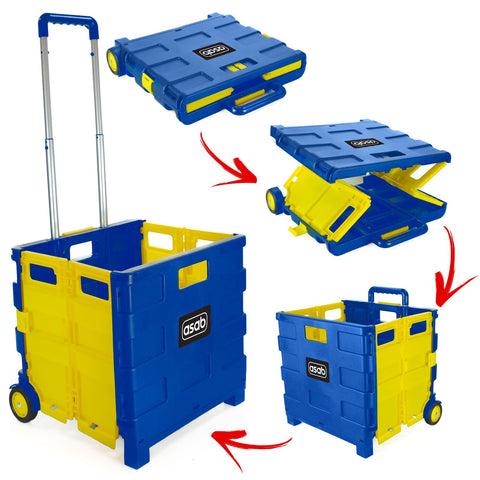 Heavy Duty Folding Warehouse Trolley