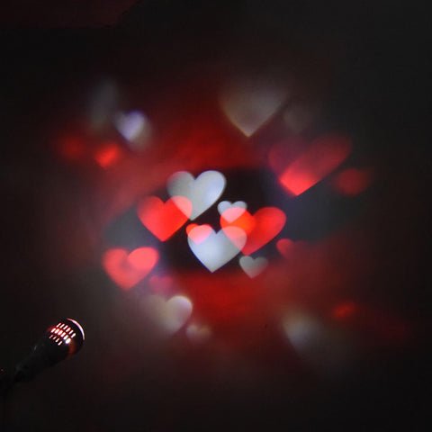 LED Projector Heart E27 Night Light