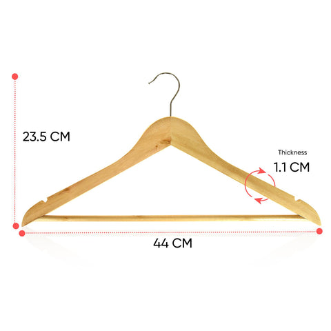 Wooden Hangers Garment Clothes Wardrobe