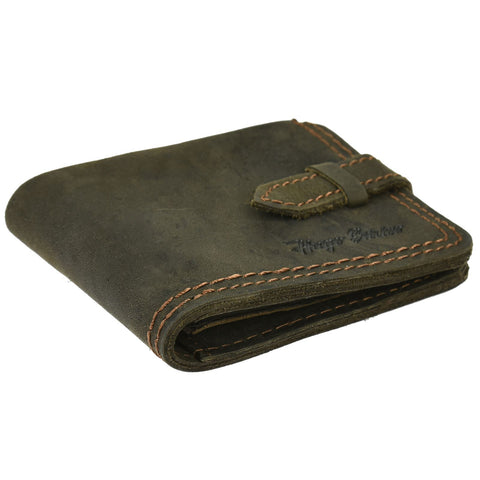 Mens Genuine Leather Bifold Wallet