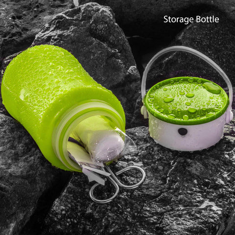 3in1 Collapsible Bottle Lantern Water Storage Light