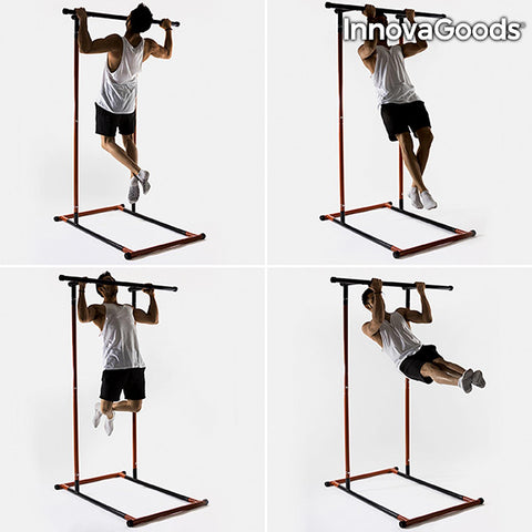 Large Pull Up Power Tower Dip Station Rack