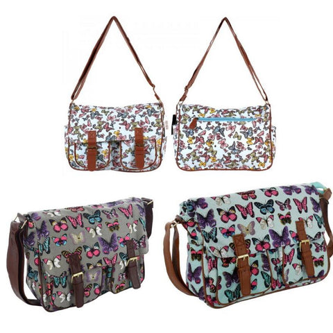 Ladies Fashion Butterfly Messenger Bag Cross Body Tote