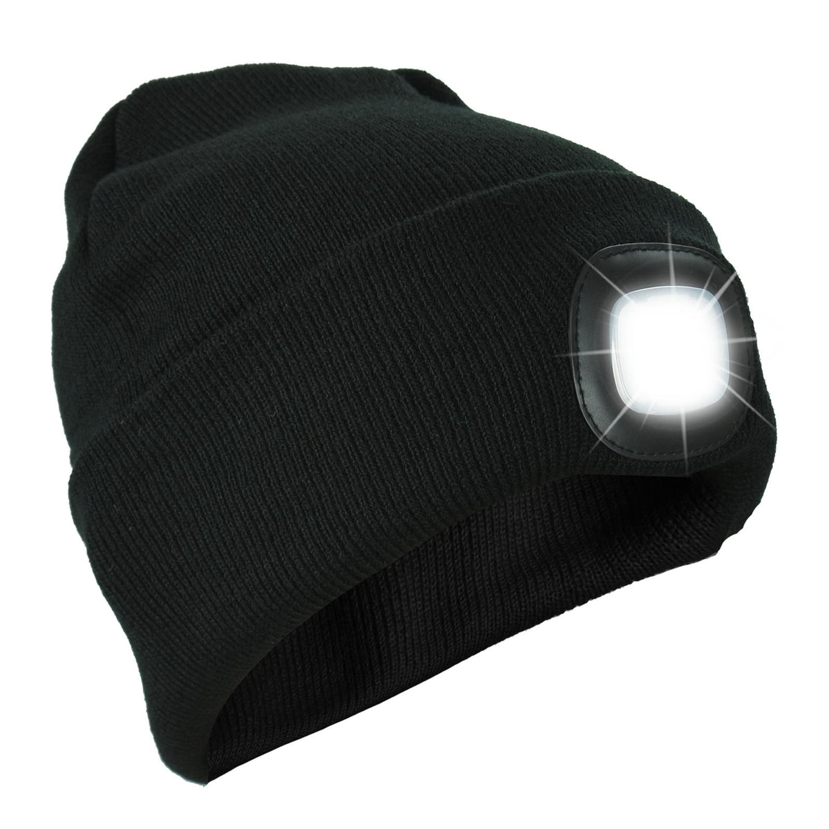 Unisex LED Beanie Hat Warm Ladies Woolly Thermal