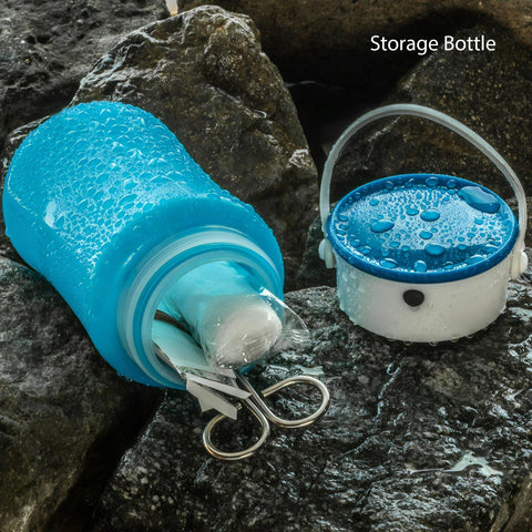 3in1 Collapsible Bottle Lantern Water Storage Light