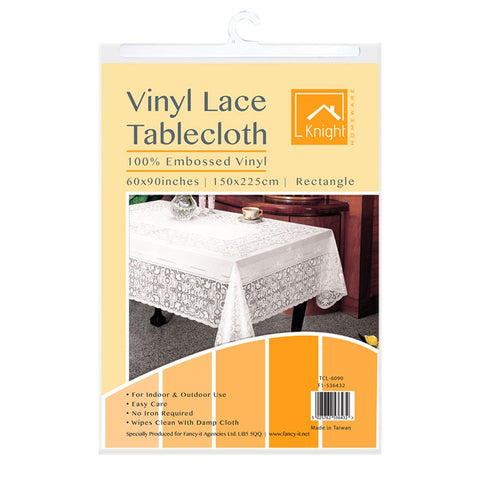 Vinyl Lace Tablecloth