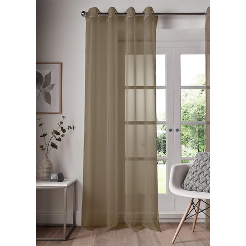 Eyelet Top Voile Curtains