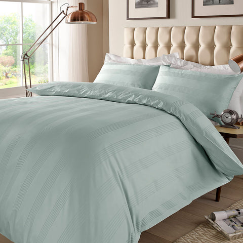 400TC - 100% Cotton Multi Stripe Duvet Set