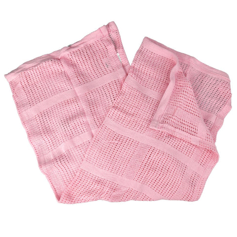 100% Cotton Baby Cellular Blanket