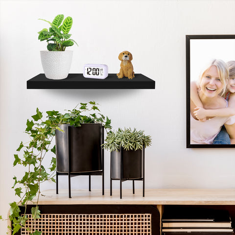 Wooden Hanging Floating Shelves