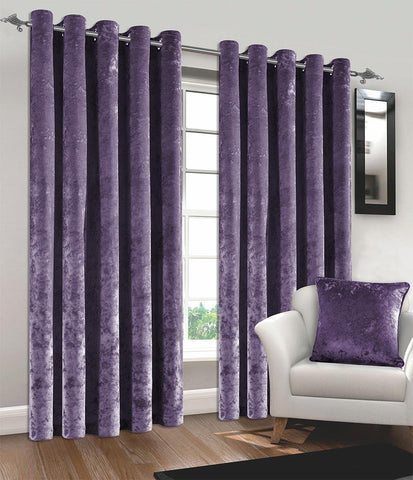 Cushed Velvet Curtains