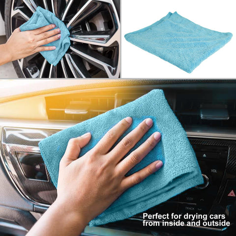 5Pcs Microfibre Cleaning Soft Cloths