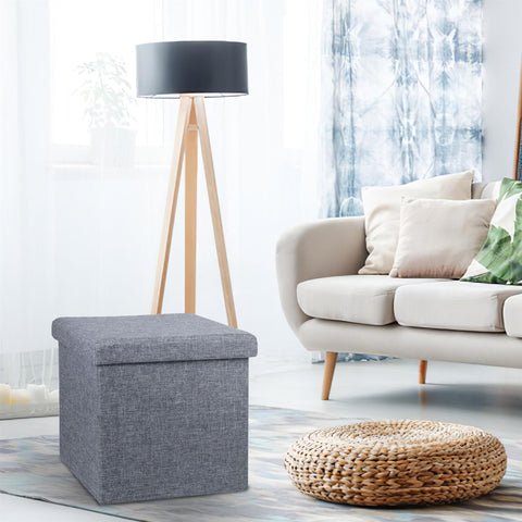 Foldable Storage Single Ottoman