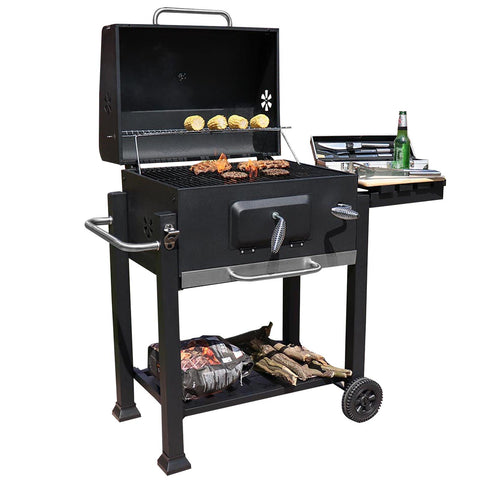 Portable Charcoal BBQ Grill Steel