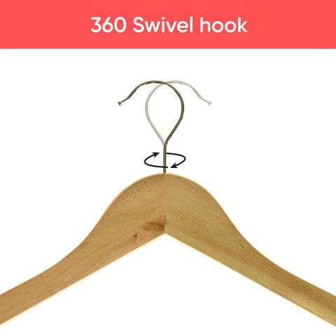 Wooden Hangers Garment Clothes Wardrobe