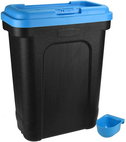 Large Blue Pet Food Storage & Scoop