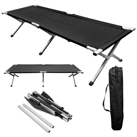 Aluminum Single Folding Bed Fishing Camping