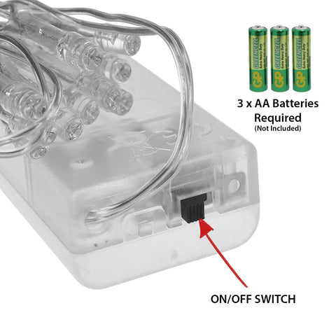 100 Indoor Battery Operated LED Lights