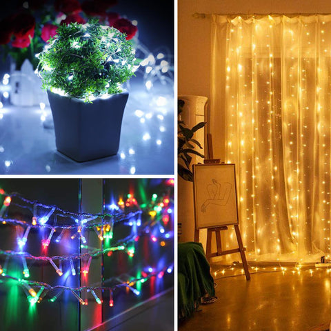 100 Indoor Battery Operated LED Lights