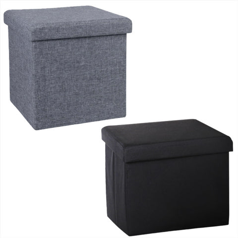 Foldable Storage Single Ottoman