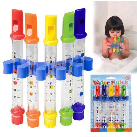 Kids Bath Water Flutes 6Pcs