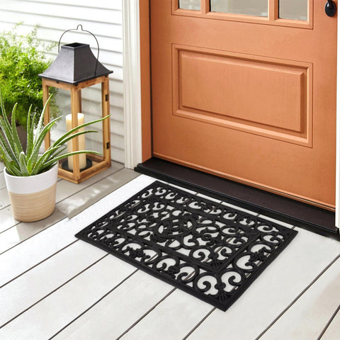 Door Rubber Wrought Mat