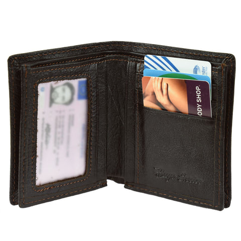 Hugo Enrico Flip Stitch Wallet