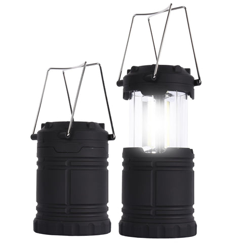 2Pcs Midi COB LED Collapsible Lantern Lights