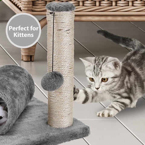 Mini Cat Kitten Sisal Scratch Post