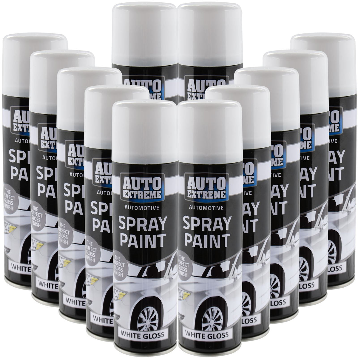 Automotive Spray Paint- White Gloss