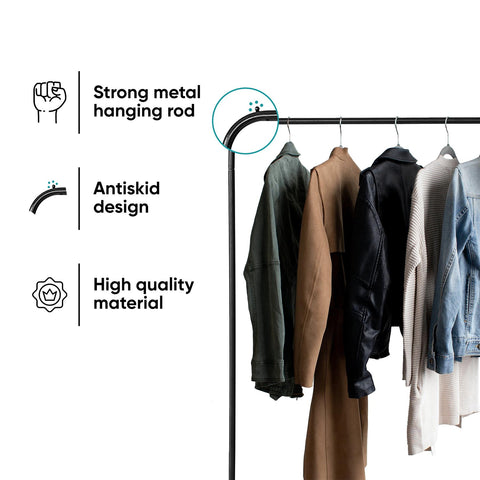 Metal Hanging Rail Clothes Drying Rack