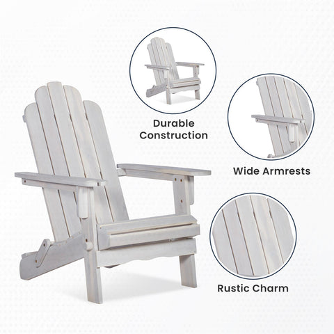 Wooden Outdoor Arm Chair