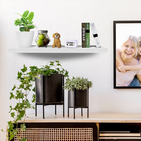 Wooden Hanging Floating Shelves