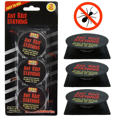 3pk Ant Killer Bait Station Trap