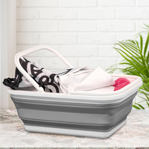 Collapsible Washing Up Bowl With Carrying Handles