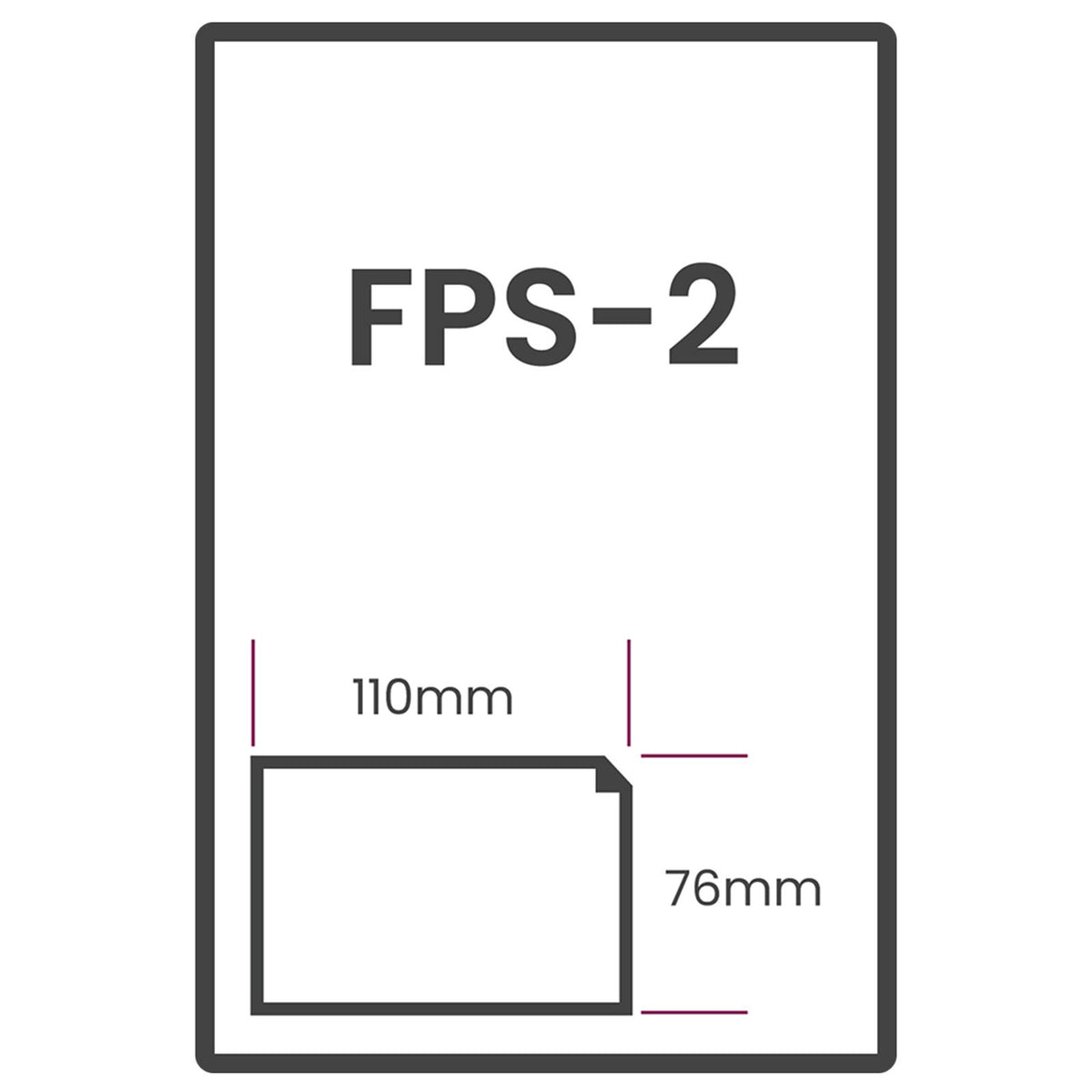 Single Integrated Sticky Paper Labels A4 110x76mm Contents 1000 Labels